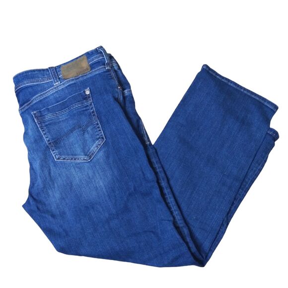 Mavi Jeans Matt Men's 40X30 Straight Leg Blue Stretch Denim - Picture 1 of 9
